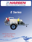 Model "E" Jetter Literature, front and back